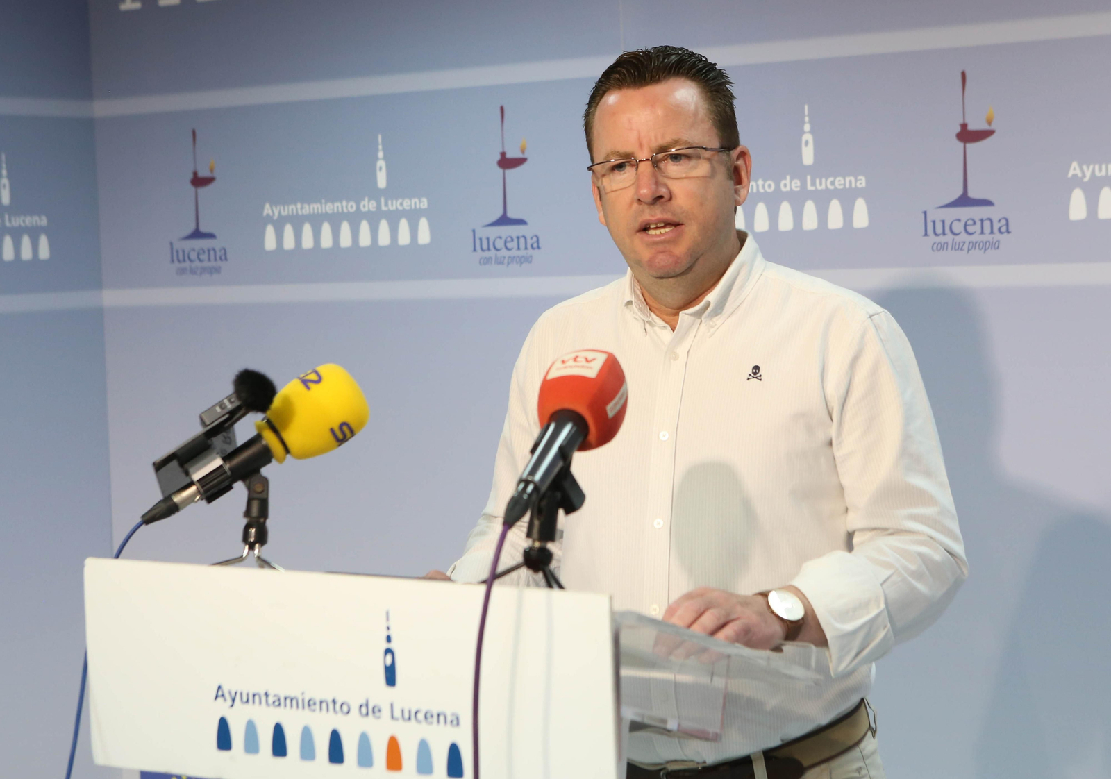 El concejal de Recursos Humanos de Lucena, Francisco Javier Aguilar.