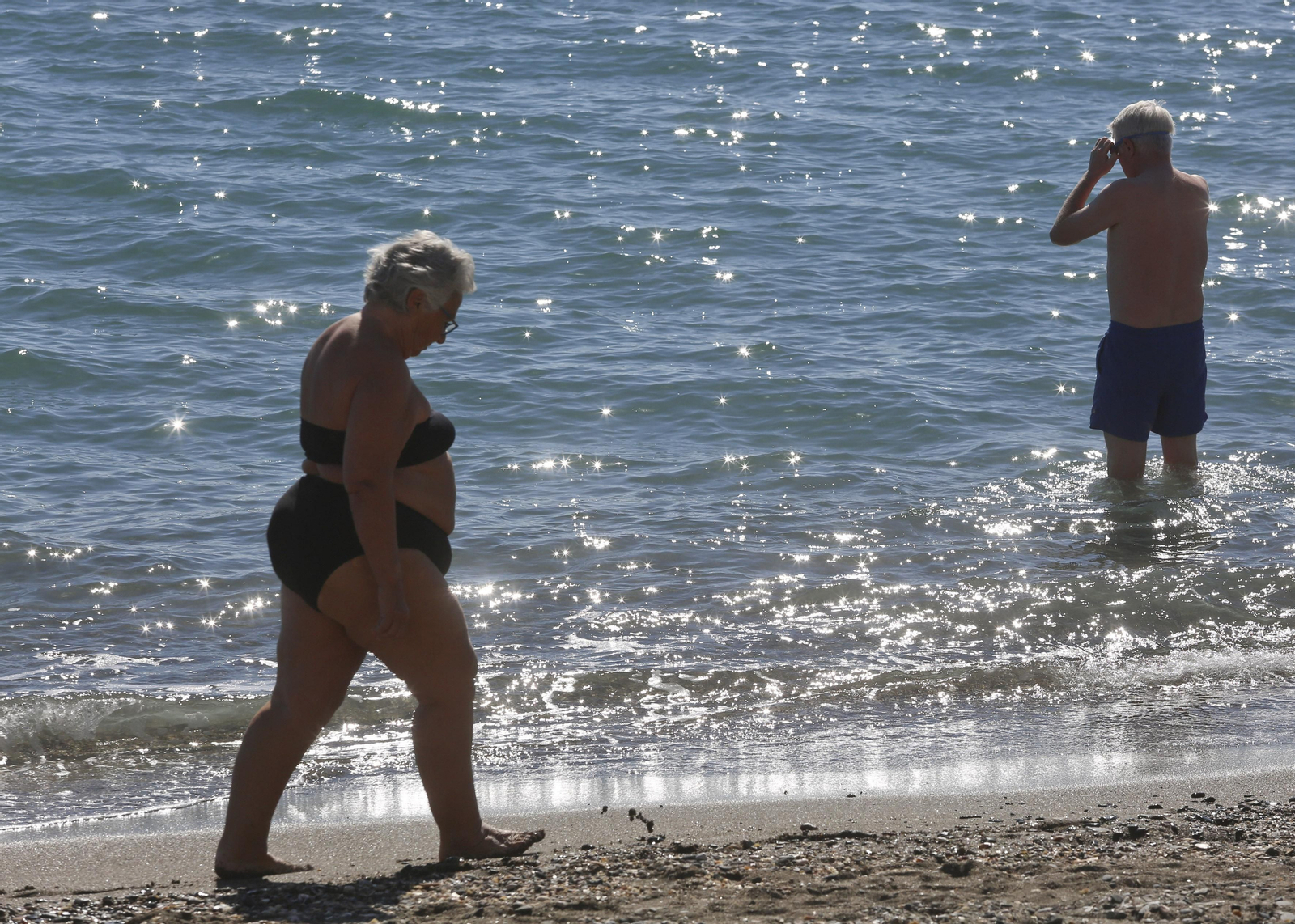 Las fotos de las playas de Málaga ante un calor que "no es normal"