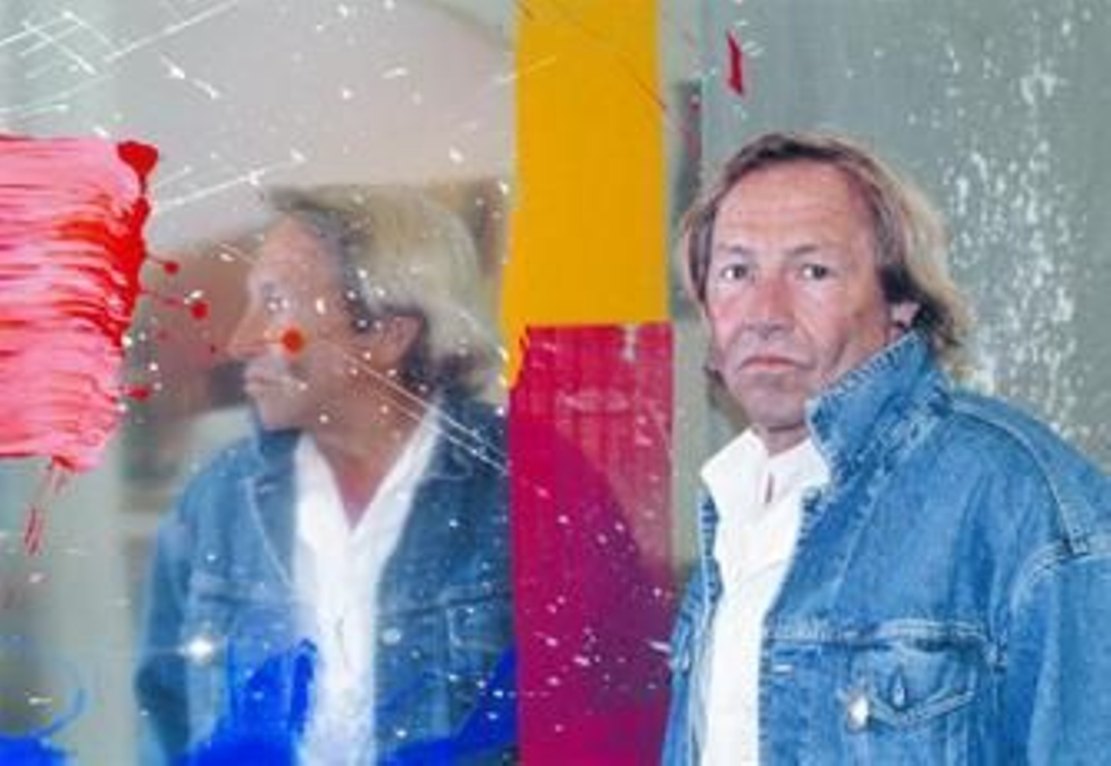 Rauschenberg posa en una imagen tomada en 1991, en la galería Jamileh Weber de Zúrich.