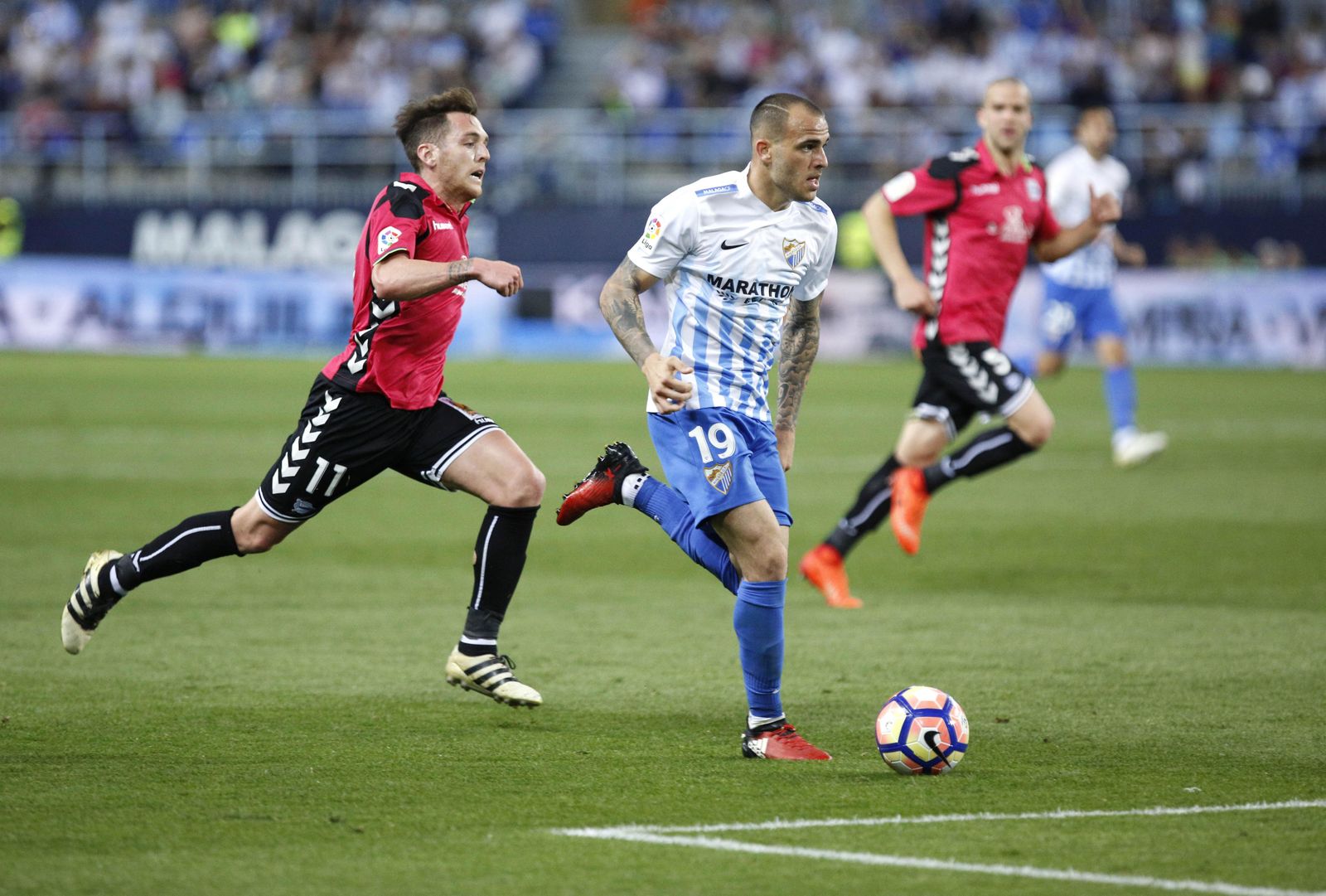 Las imágenes del Málaga-Alavés