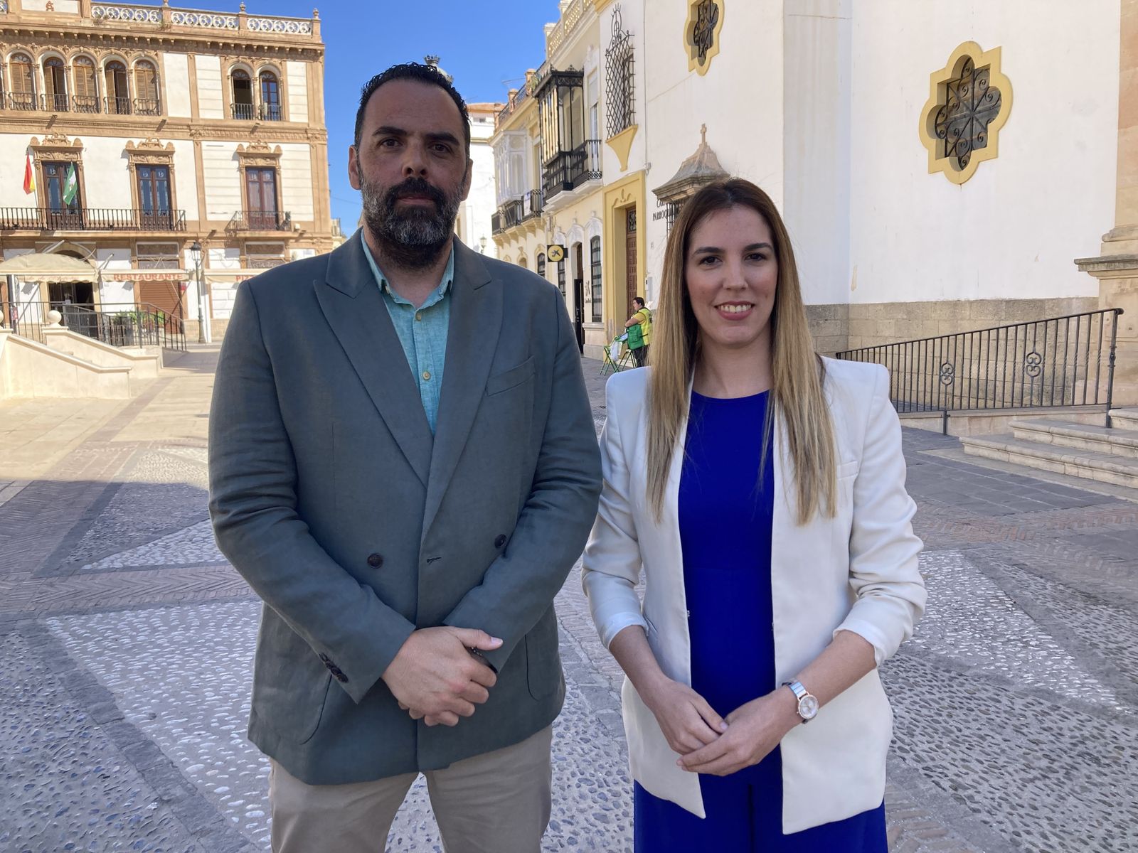 José Antonio Gómez y Purificación Fernández en Ronda.