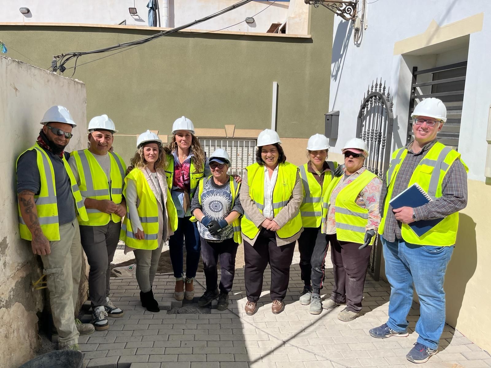 Visitas a las obras del PFEA en Rioja.