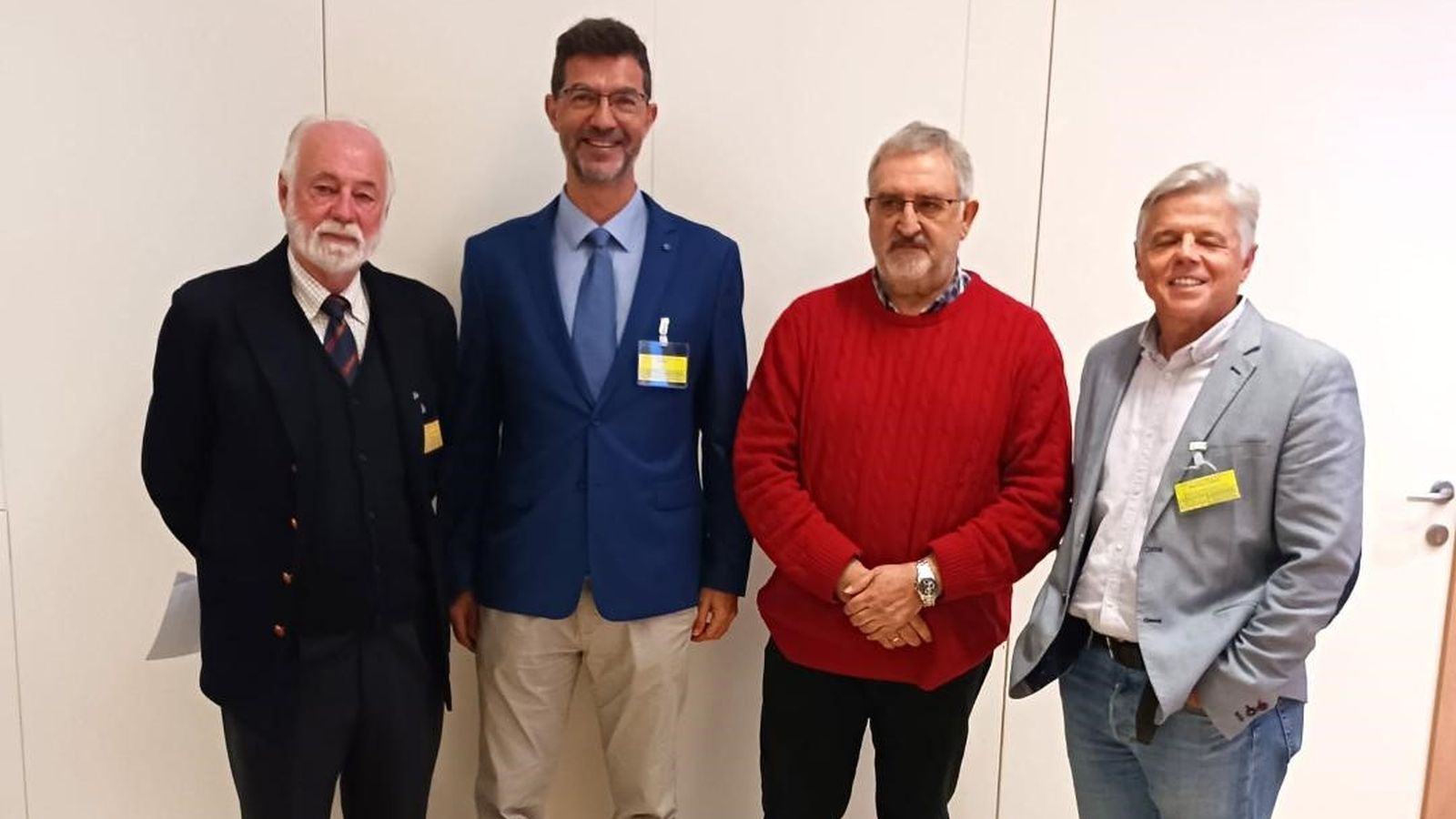 José María Lavilla, Juan Antonio López, Manuel Berracoso y Juan Ramón Portela.