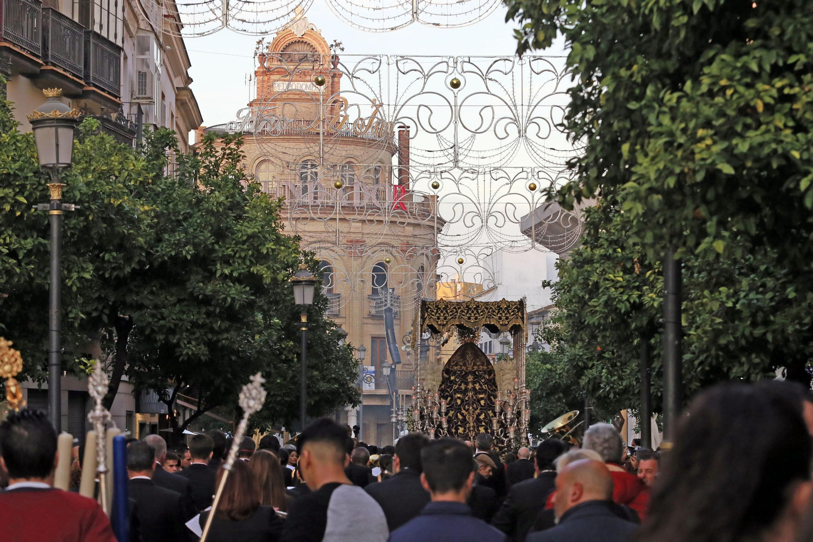 Procesión de La Virgen de la Concepción de vuelta a las Viñas