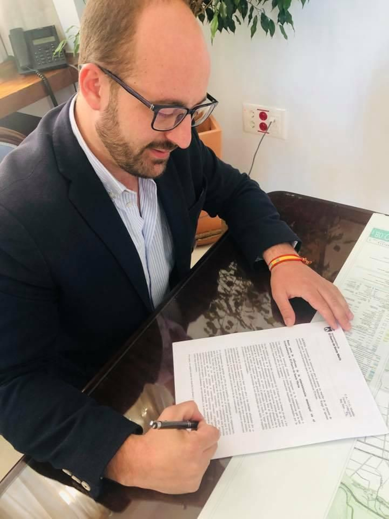 El nuevo alcalde, Germán Beardo, ayer en su despacho de Alcaldía.