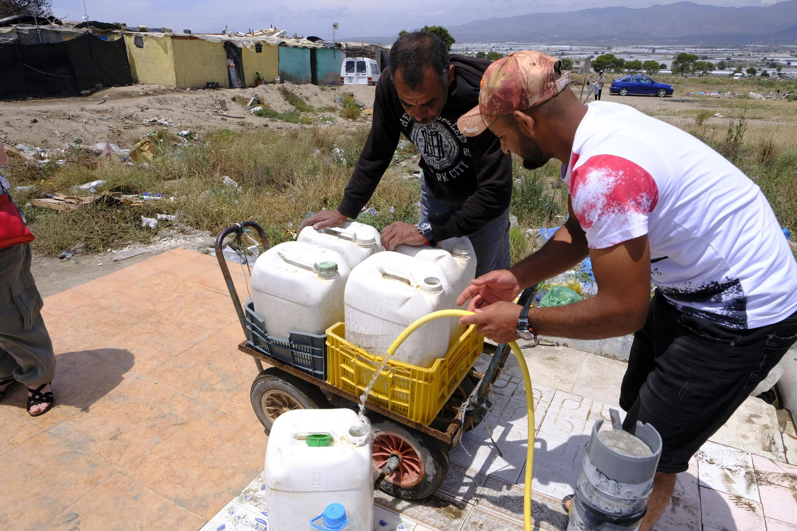 Fotogalería incendio asentamiento de chabolas en Atochares-Níjar (Almería)