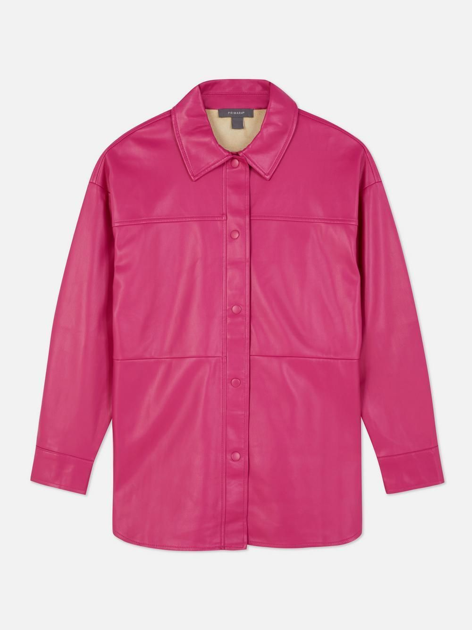 Chaqueta efecto piel de Primark.