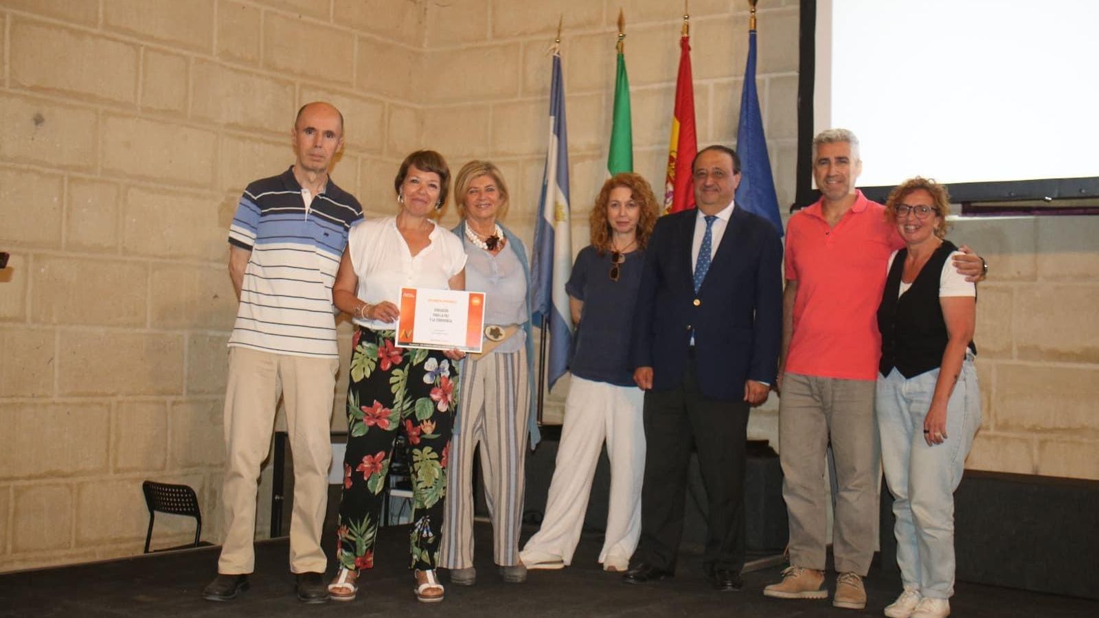 Representantes del CEIP Federico Mayo, primer premio.