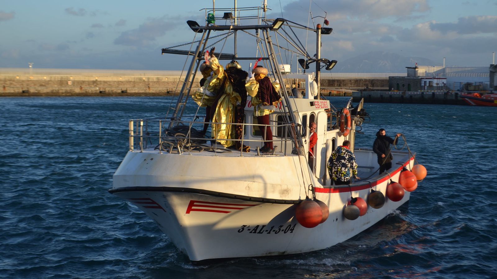Llegada de los Reyes Magos a Tarifa.