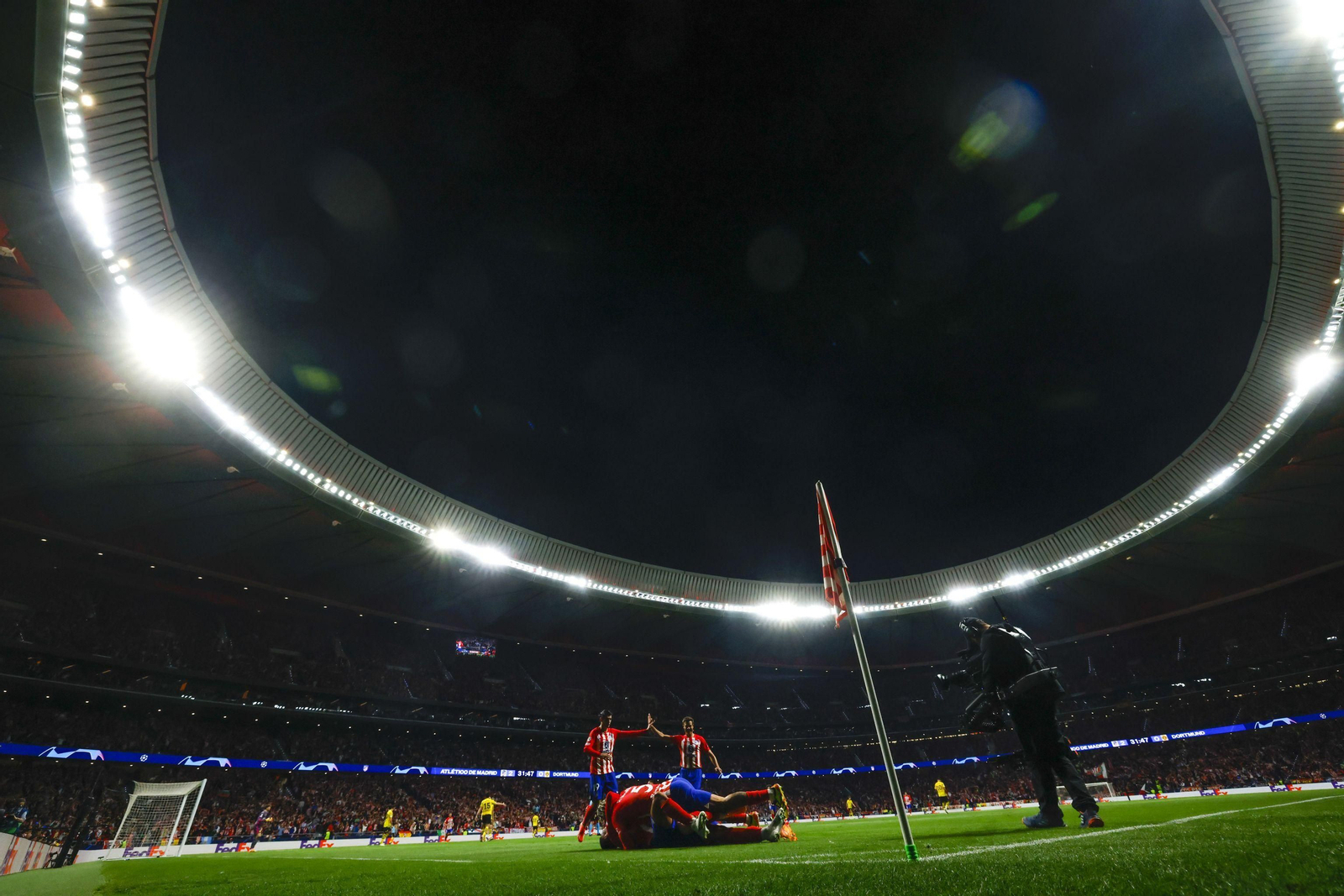 El Atlético de Madrid - Borussia Dortmund, en fotos