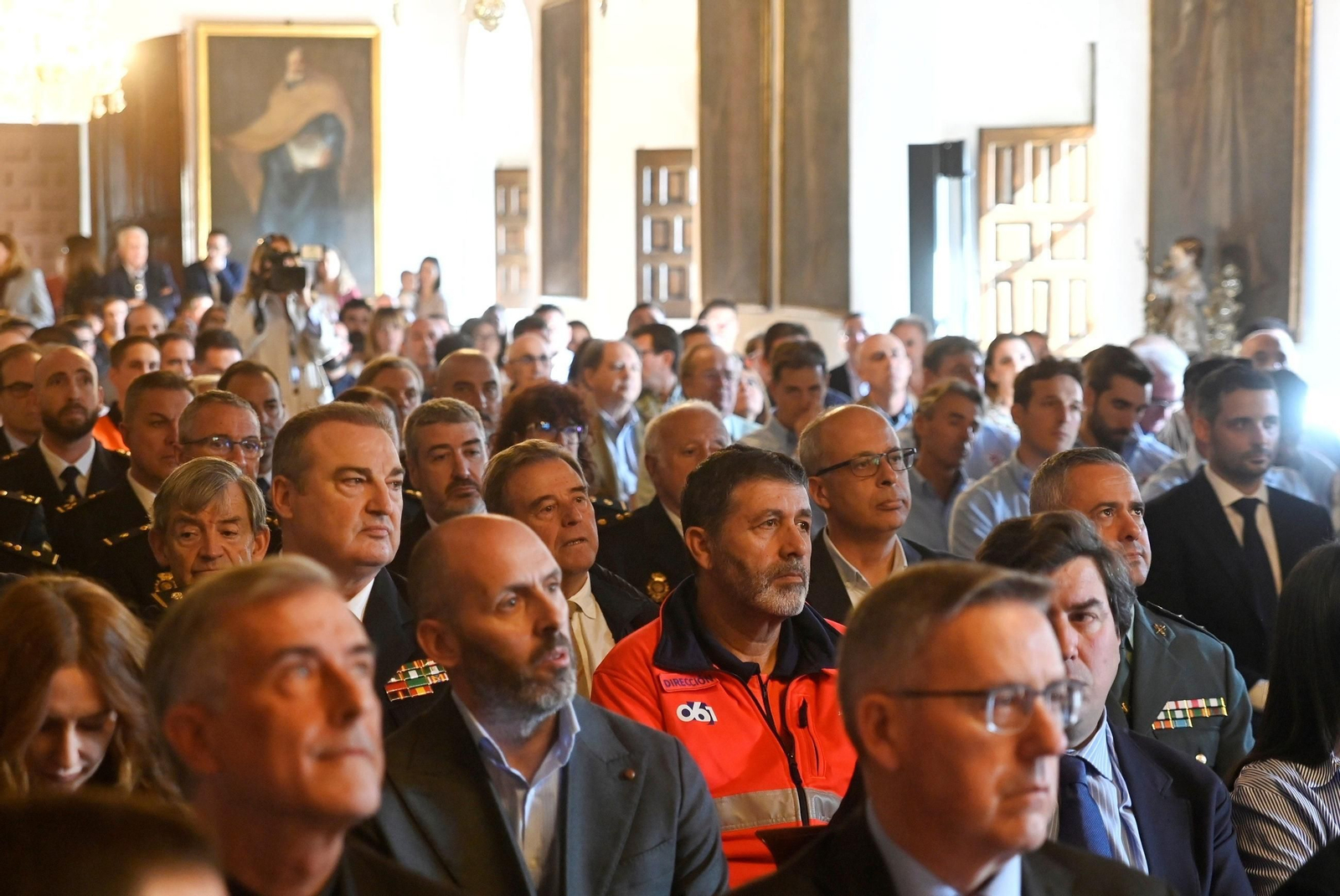 El reconocimiento a quienes lucharon contra el incendio de la Mezquita de Córdoba, en imágenes