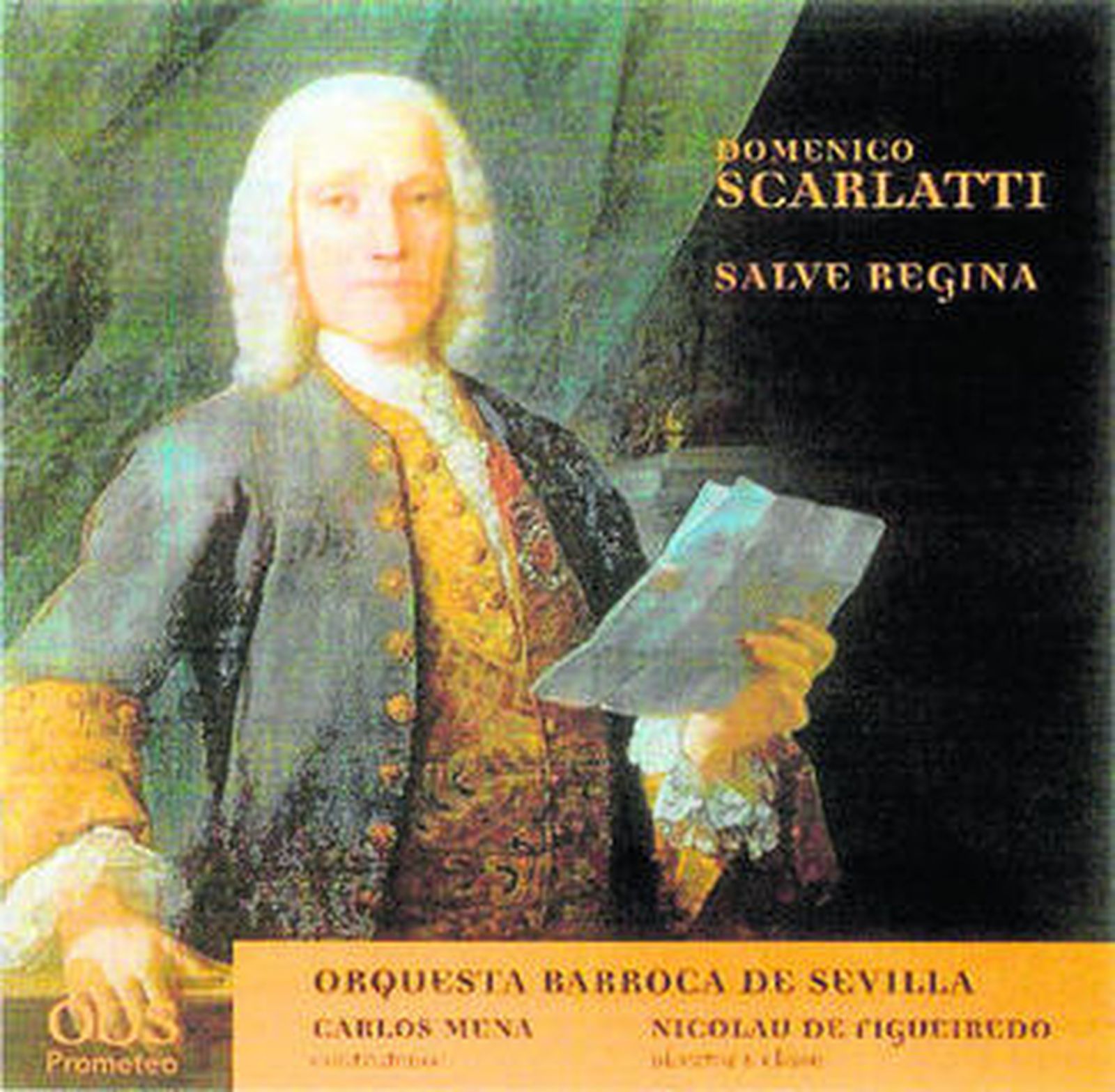 Portada del disco 'Salve Regina-Domenico Scarlatti' de la OBS.