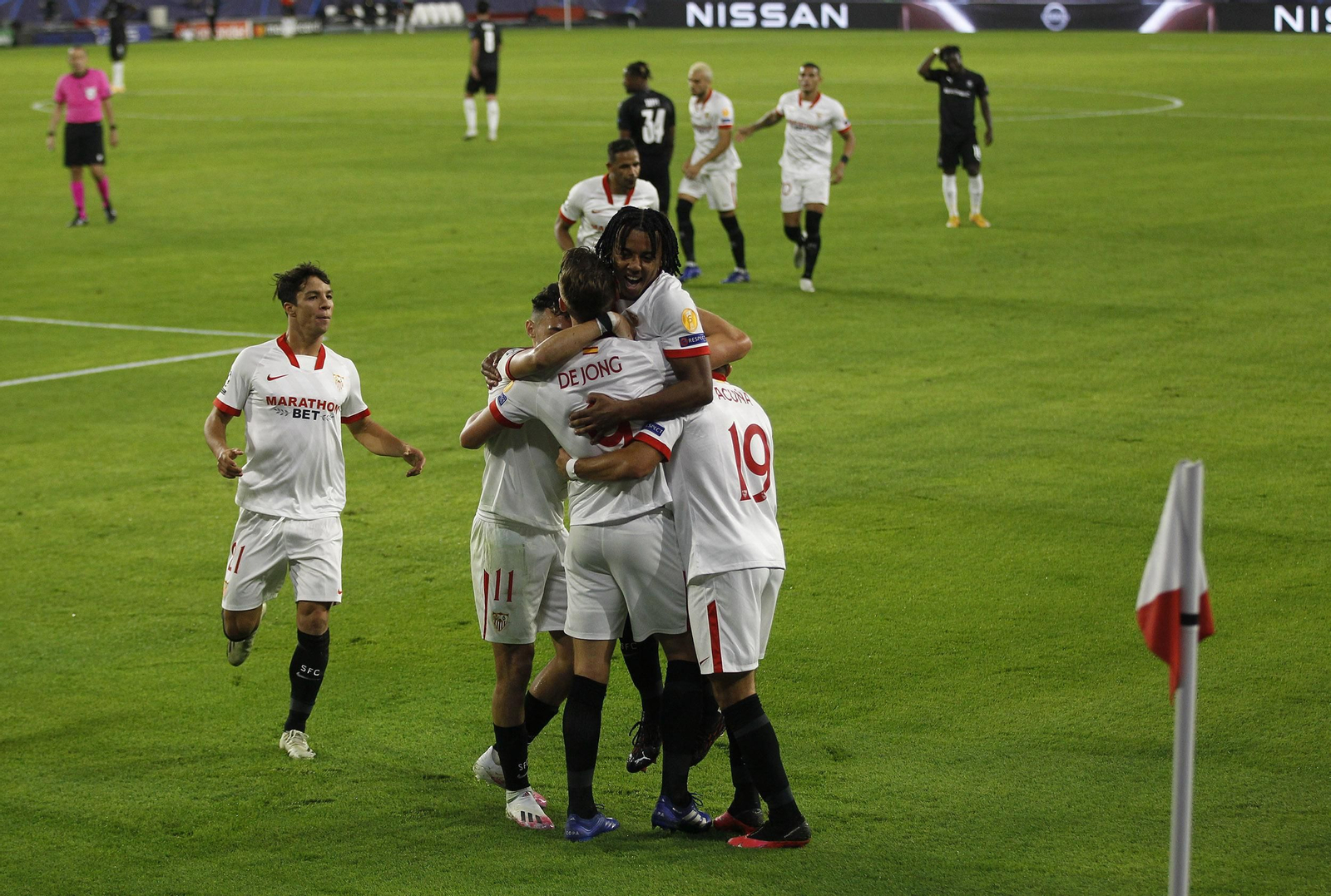 Las imágenes del Sevilla-Rennes