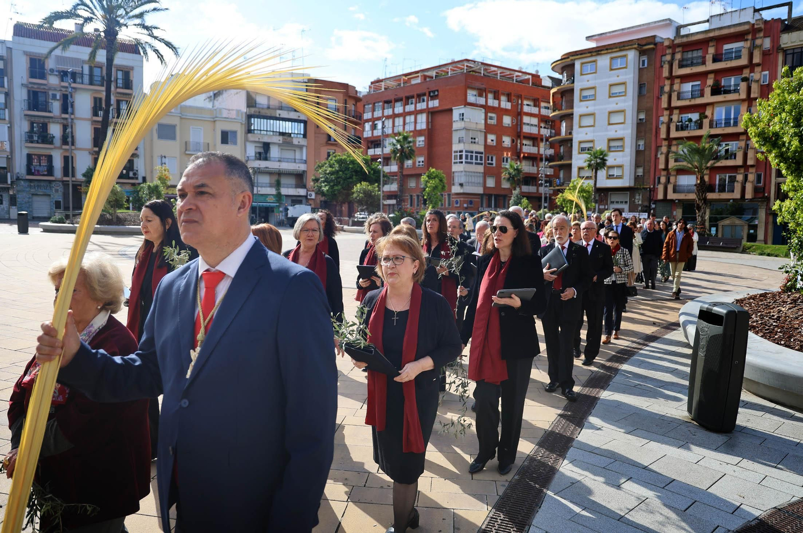 Domingo de Ramos 2025: Imágenes de la Misa presidida por el obispo de Huelva, Santiago Gómez, en la Catedral de Huelva