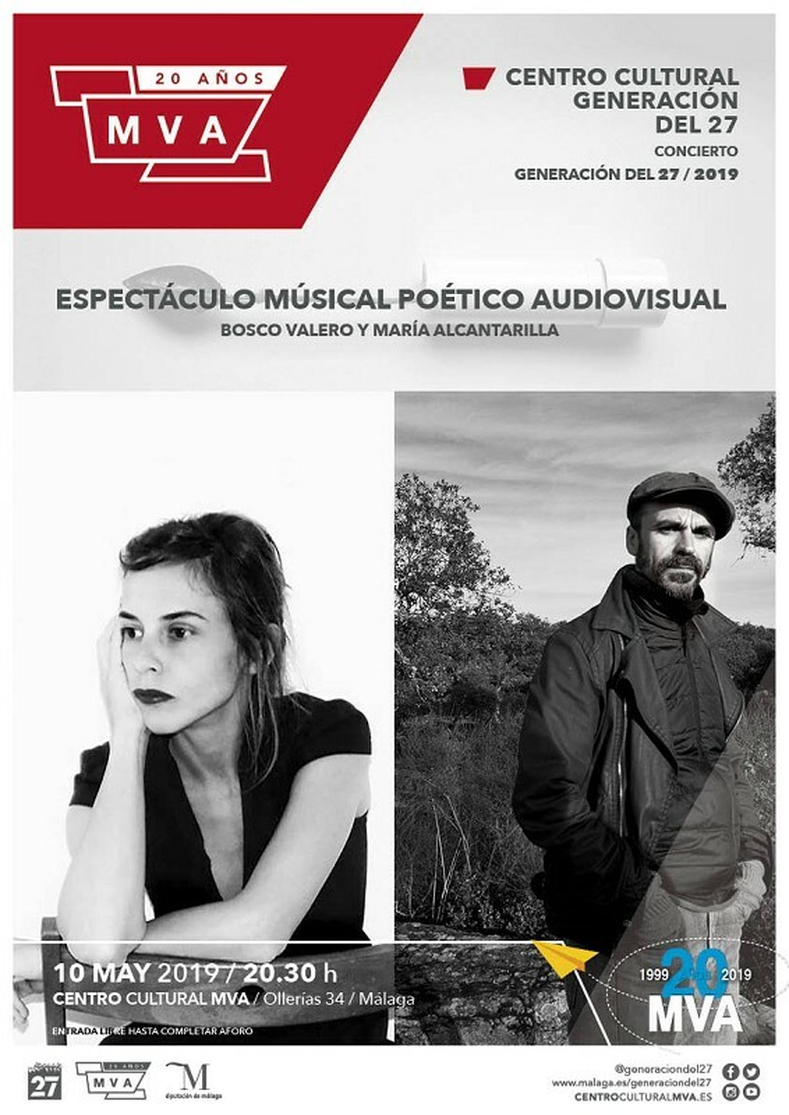 Concierto de Bosco Valero en el Centro Cultural Generación del 27.