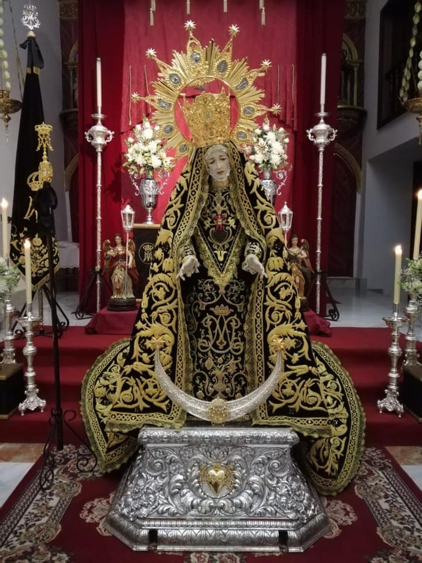 La Virgen de las Angustias de Vera será restaurada en Sevilla.