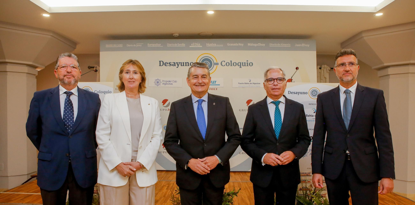 Las fotos del desayuno coloquio de Europa Sur y el Propeller Club de Algeciras con Antonio Sanz