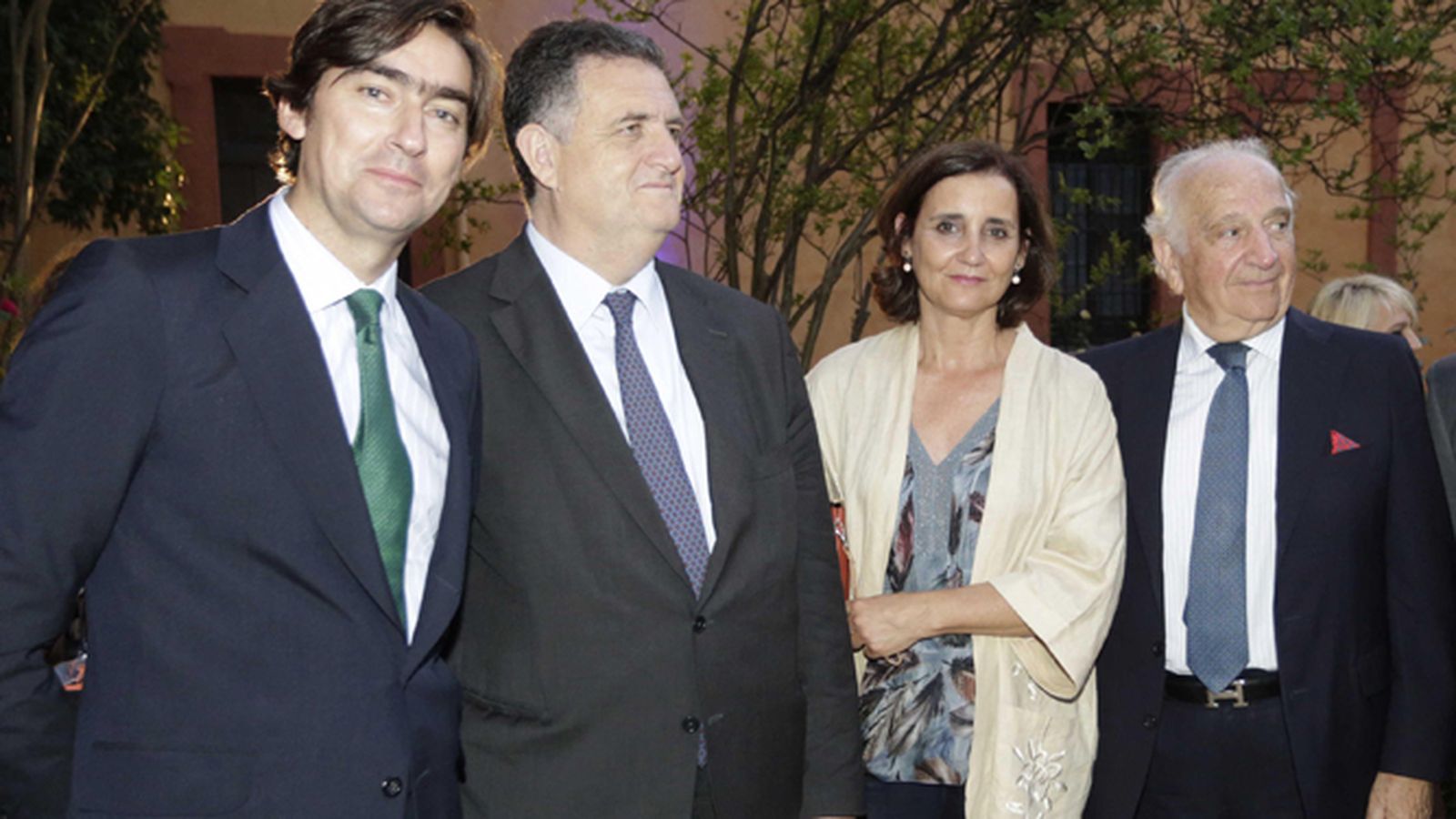 Luis Rosales, Juan Luis Villanueva, Anabel Moreno y José Cañete.