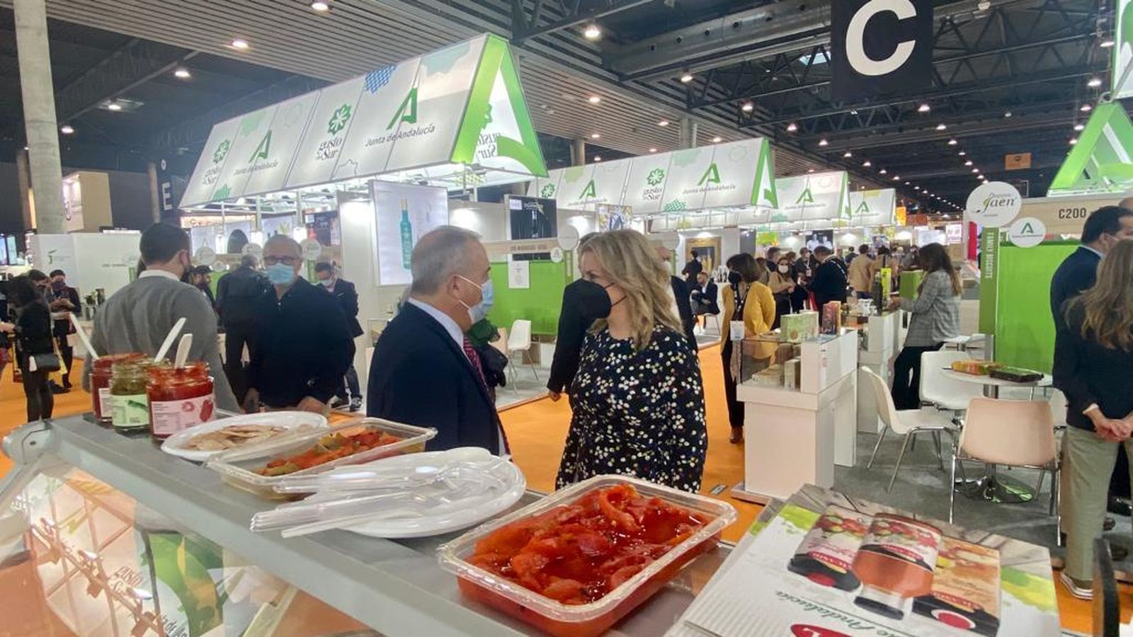 Estand de 'Sabores Almería' en Alimentaria (Barcelona).