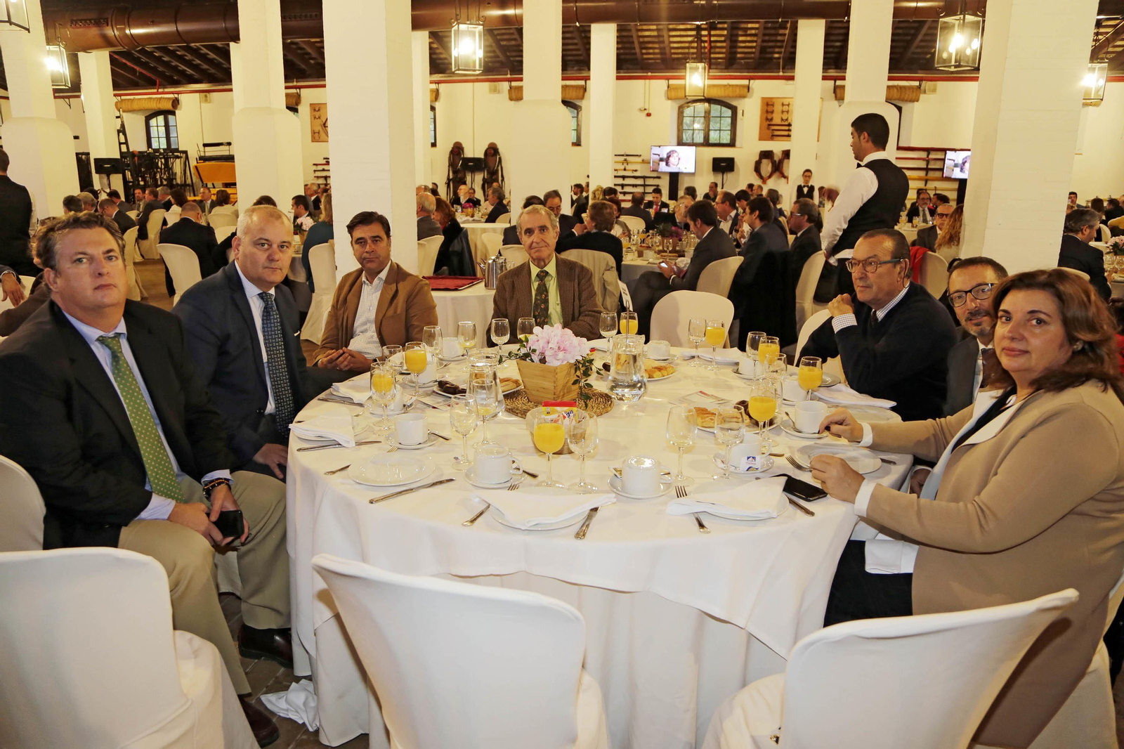 Alfonso Domecq, Juan Sañudo, Borja Peña, Fermín Lobatón, Juan Manuel López de Carrizosa, David Suárez y María José Rodríguez.