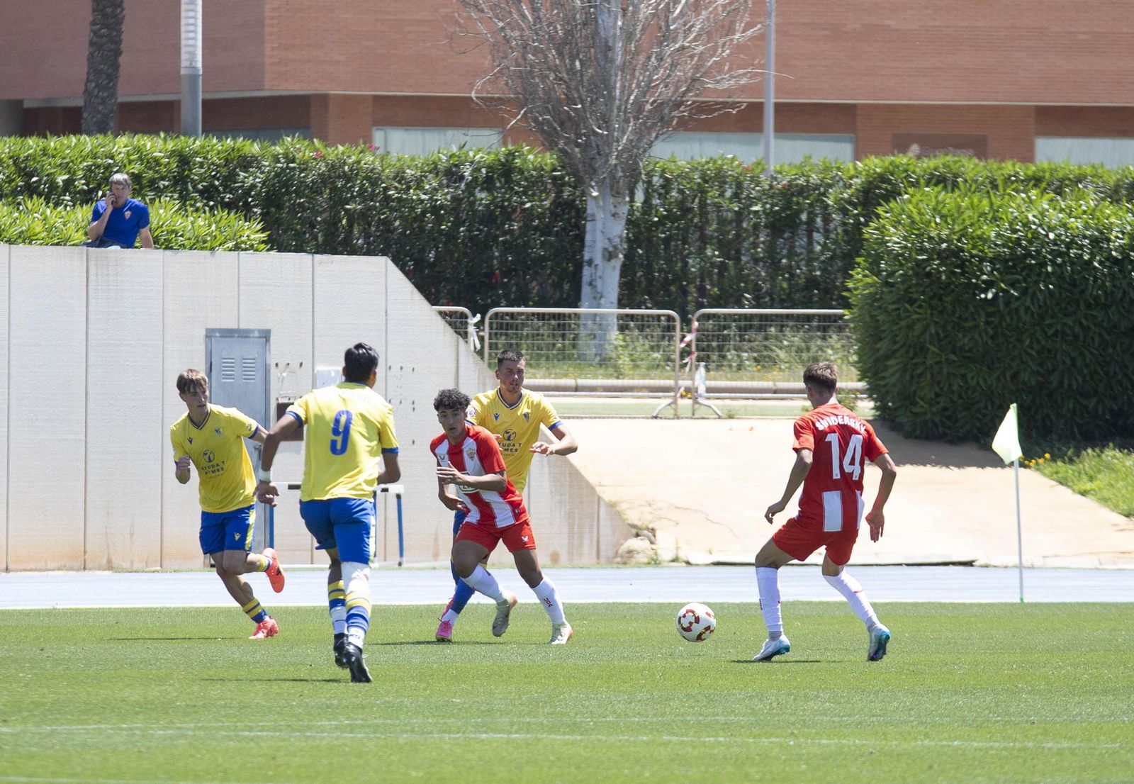 Partido de Segunda RFEF entre el Almería B y el Cádiz Mirandilla
