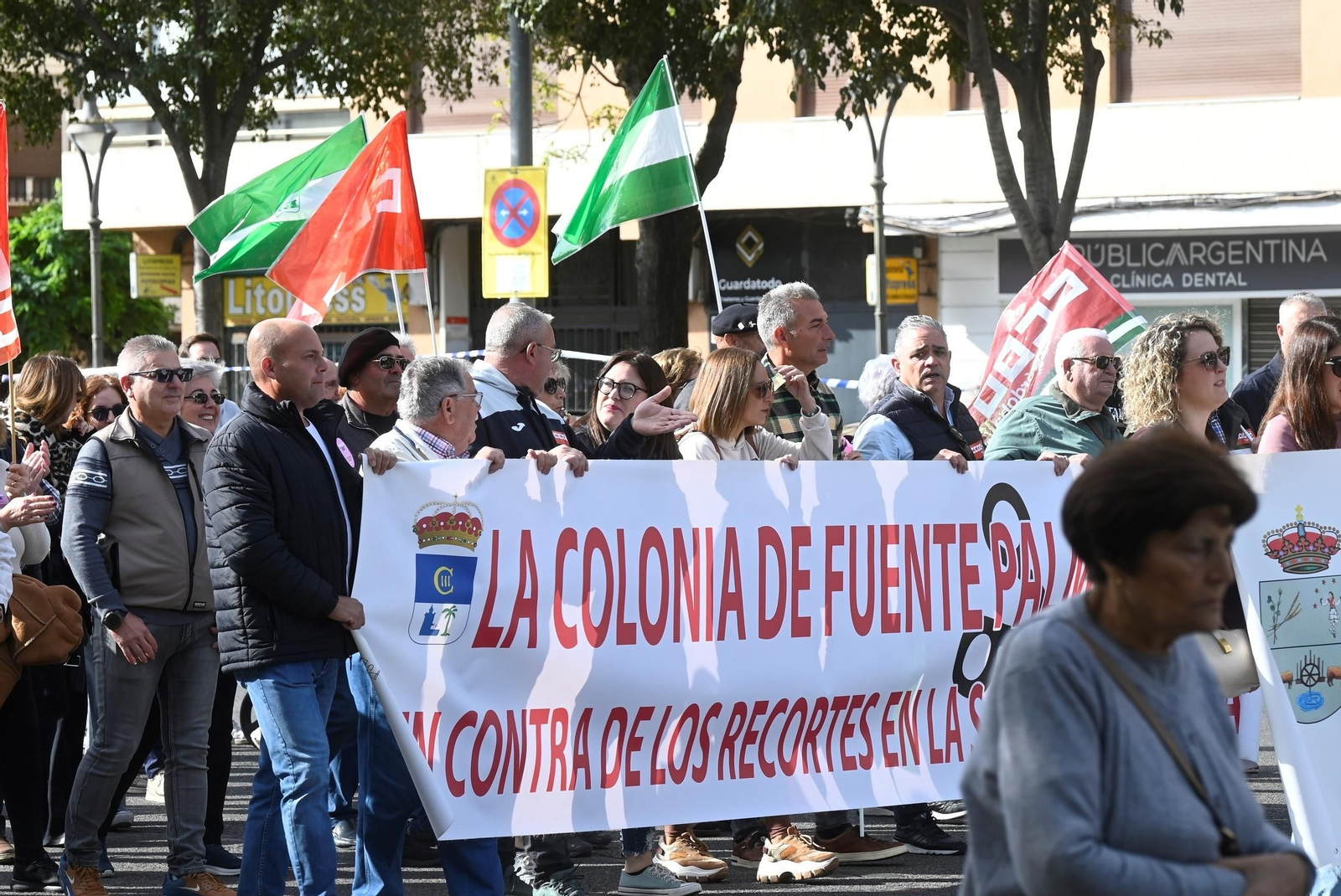 La manifestación en defensa de la sanidad pública en Córdoba