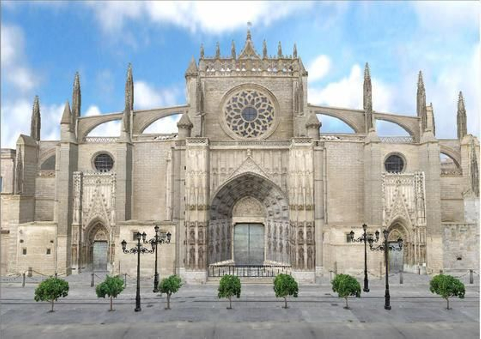 Vista diferente de la Puerta de la Asunción.