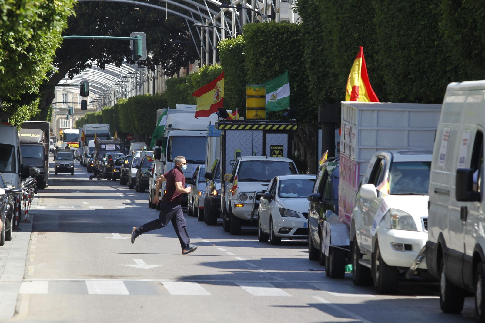Fotogalería manifestación feriantes. Almería