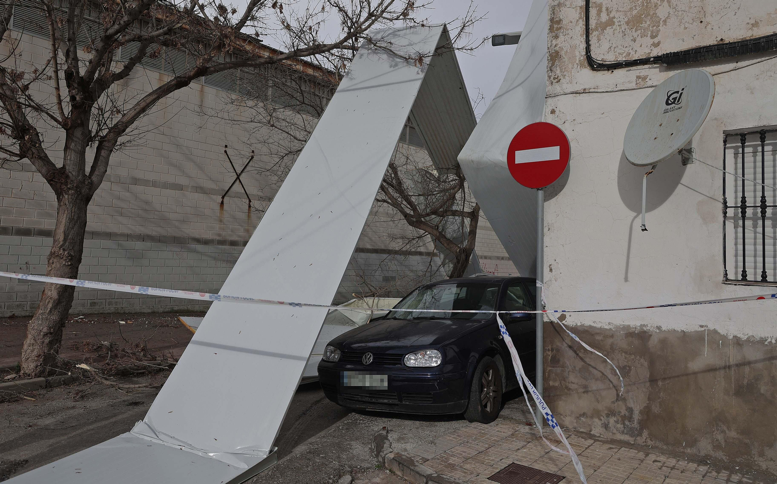 Fotos de los daños del temporal Karlotta en Algeciras