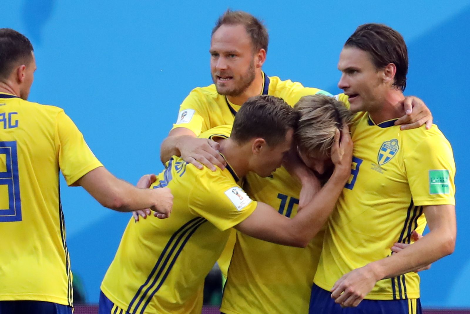 Las imágenes del Suecia-Suiza