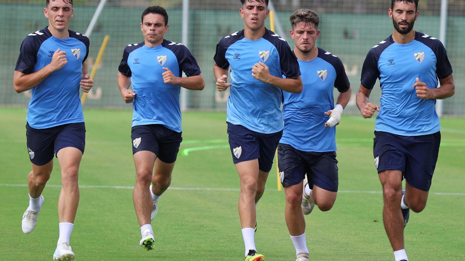 El Málaga CF prueba la Ciudad Deportiva de Arraijanal