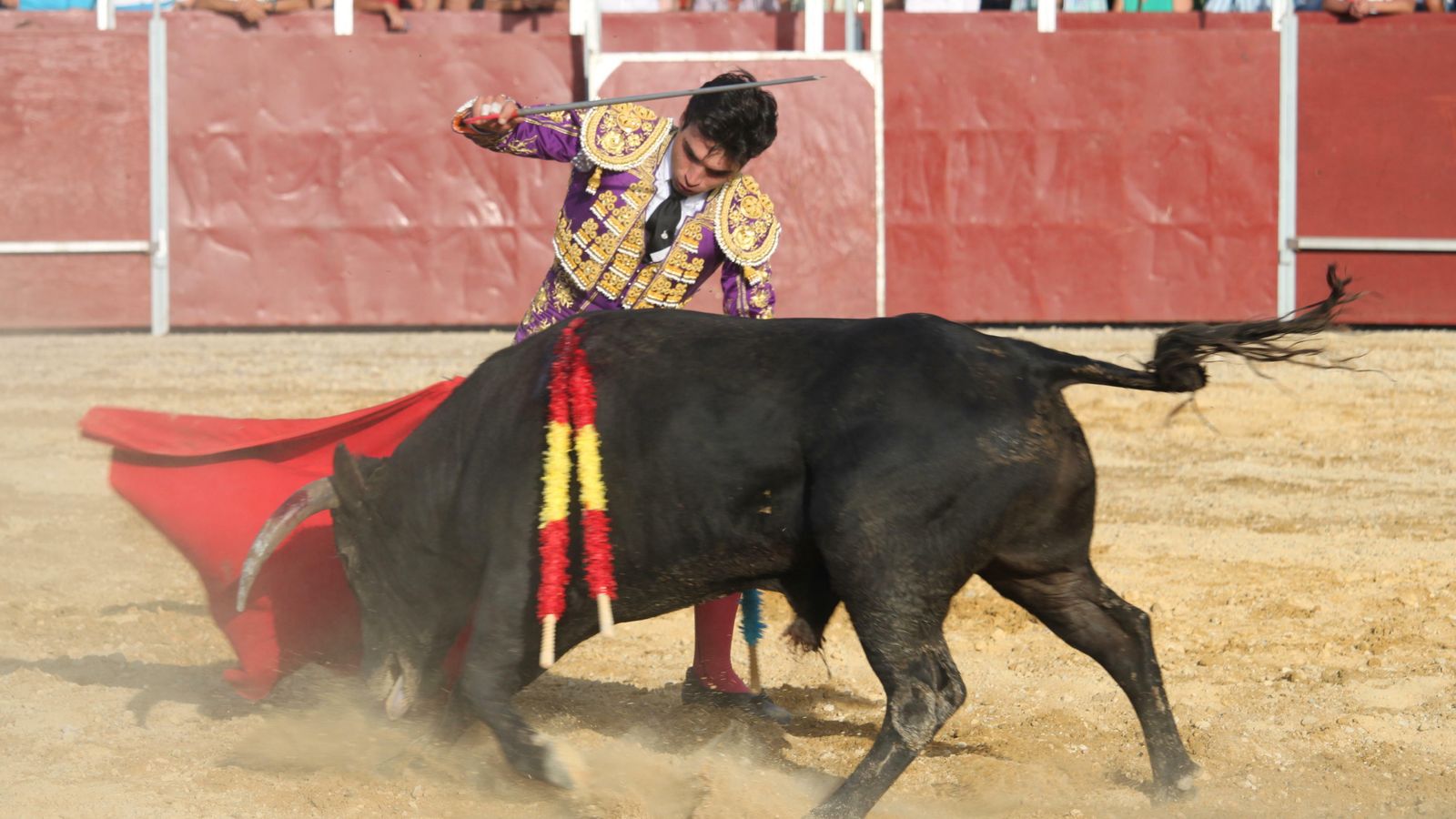Torres Lara, en la plaza de Vélez-Rubio