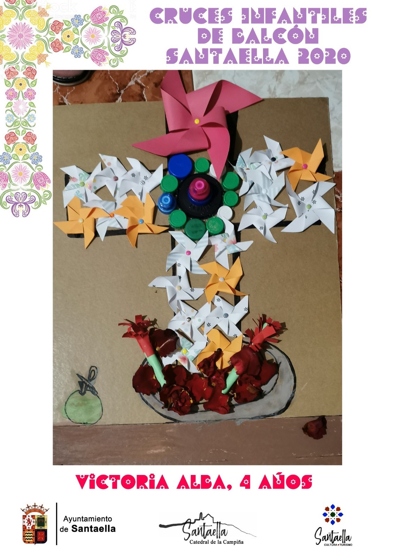 Así son las Cruces de Mayo de los niños de Santaella