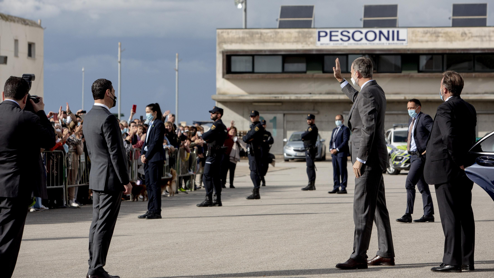 La visita del Rey Felipe VI a Sanlúcar, en imágenes
