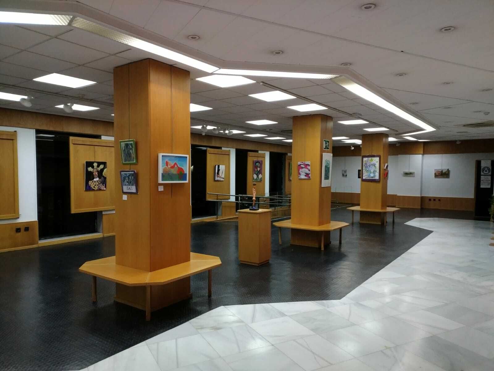 Obras que participaron en la exposición y en la subasta del pasado año.