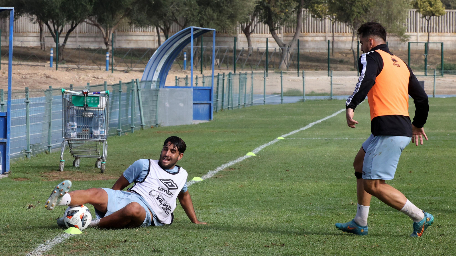 Entrenamiento del Xerez DFC en el 'Pepe Ravelo'