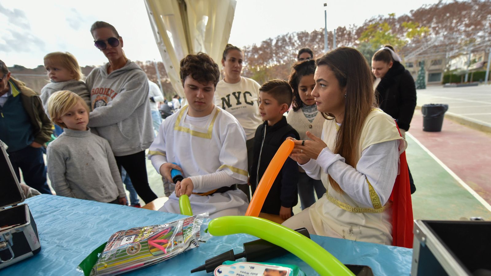 La inauguración del parque Barbésula en Guadiaro, en imágenes