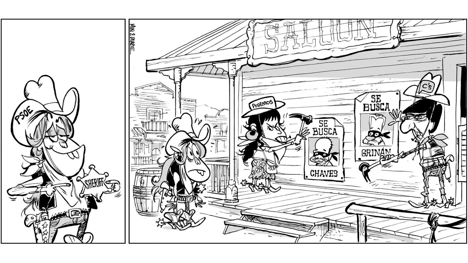 Susana Díaz, cronología viñeta a viñeta