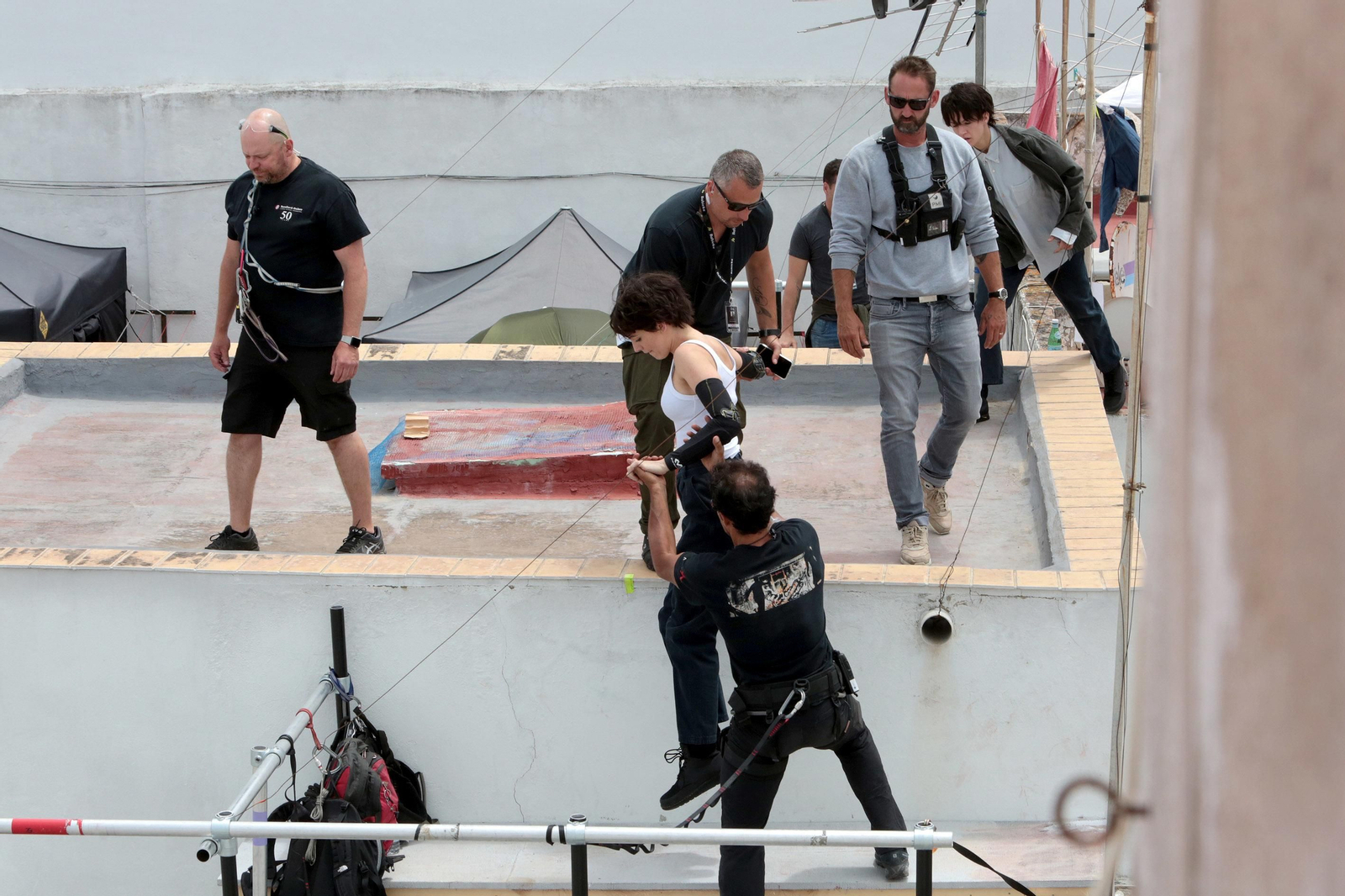 Rodaje de la película  'The Rhythm Section'