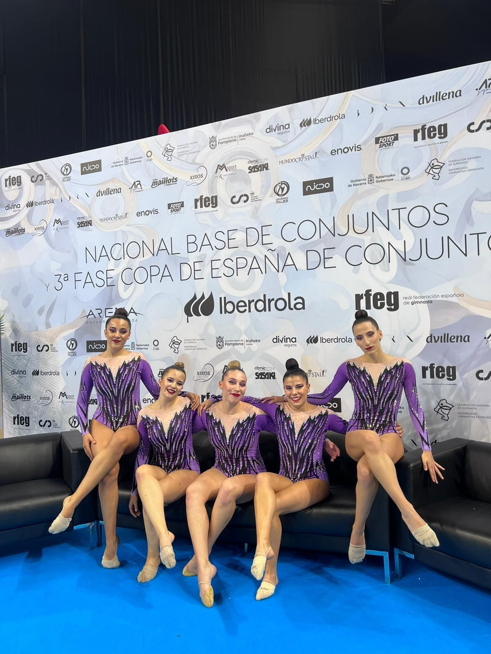 Conjunto Juvenil Base en el Campeonato de España Base.