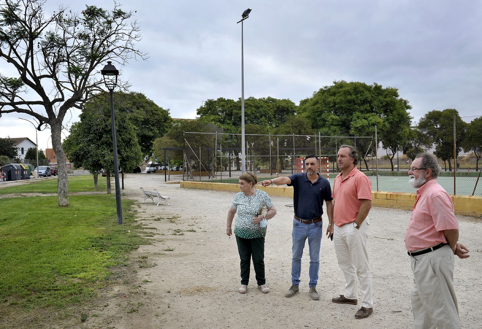 José Antonio Díaz, en su visita a El Pelirón.