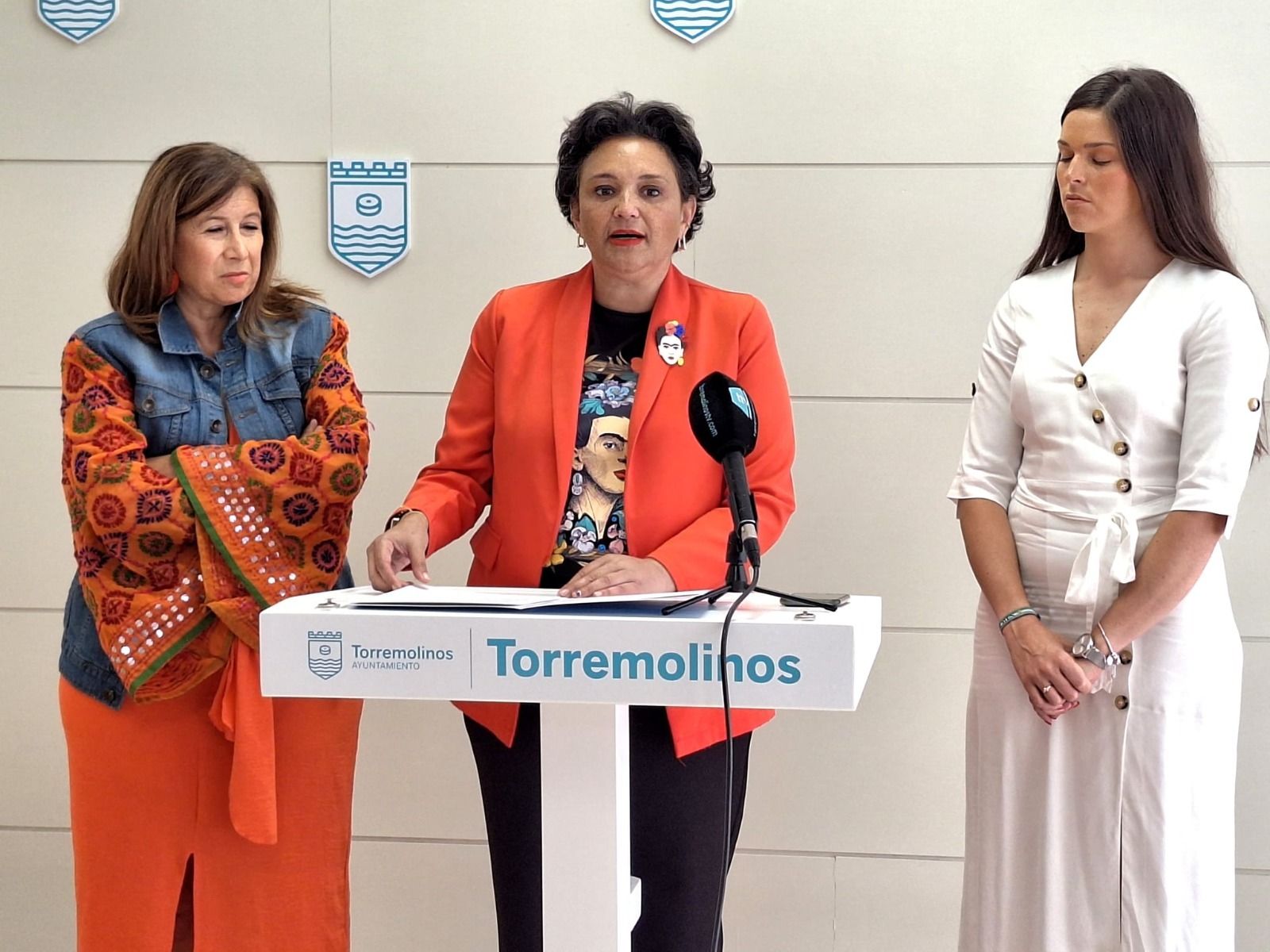 Margarita del Cid, en rueda de prensa.