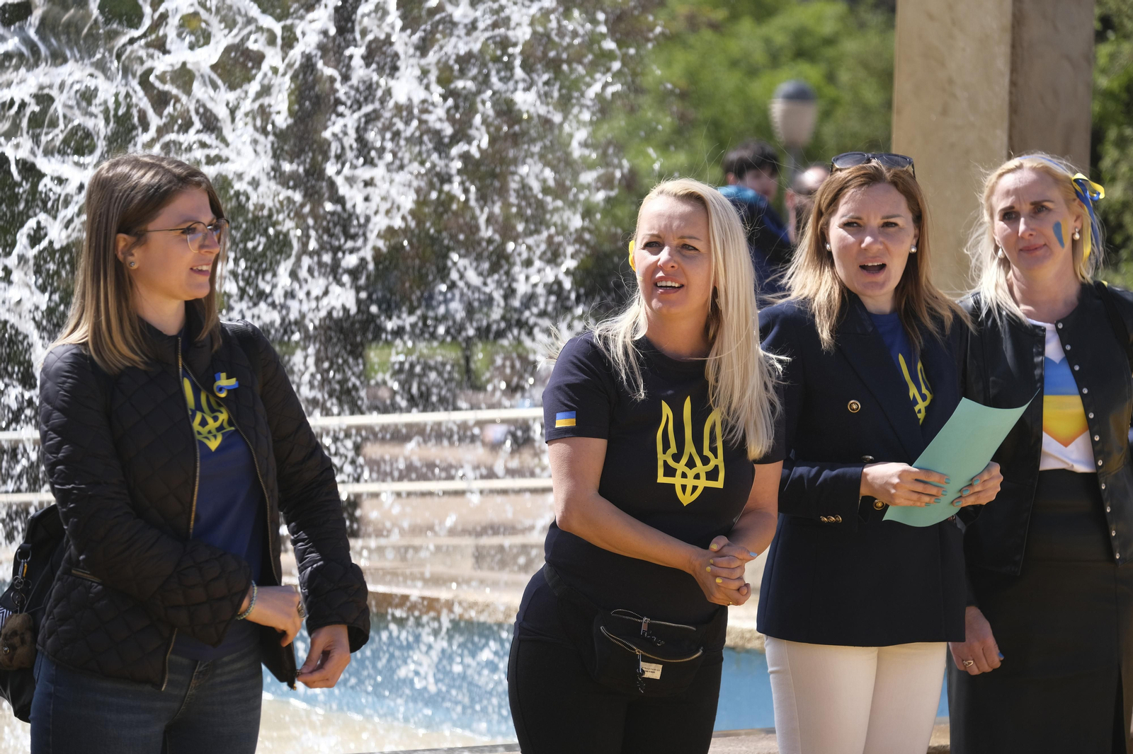 Así ha sido el acto solidario con más de 10.000 globos para formar la bandera de Ucrania en Córdoba