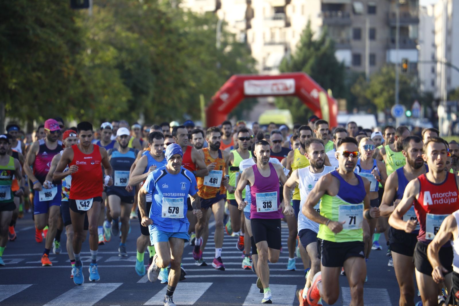 La XXXVI Media Maratón Córdoba-Almodóvar del Río, en imágenes