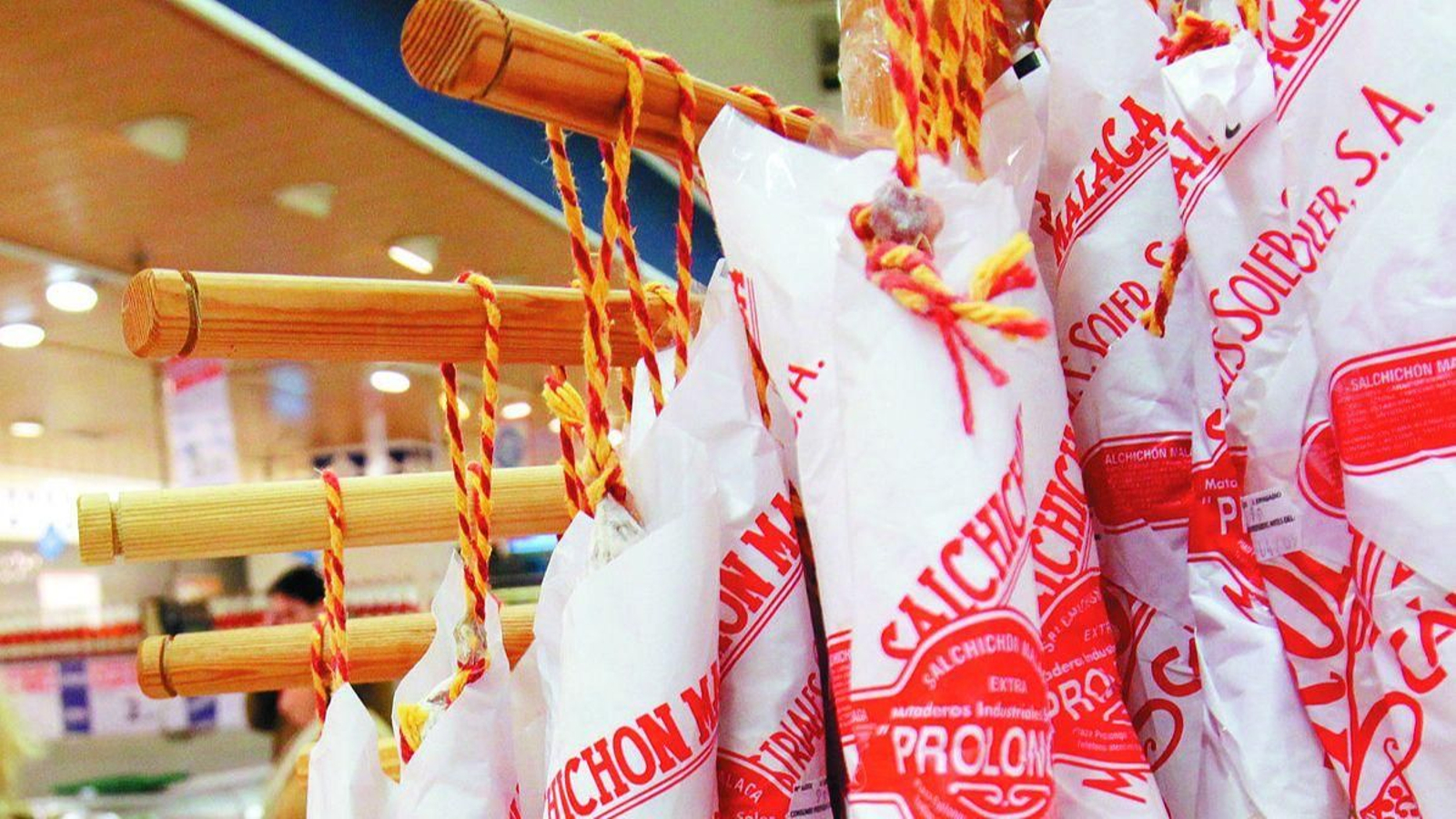 Los salchichones de la empresa Prolongo-Faccsa.