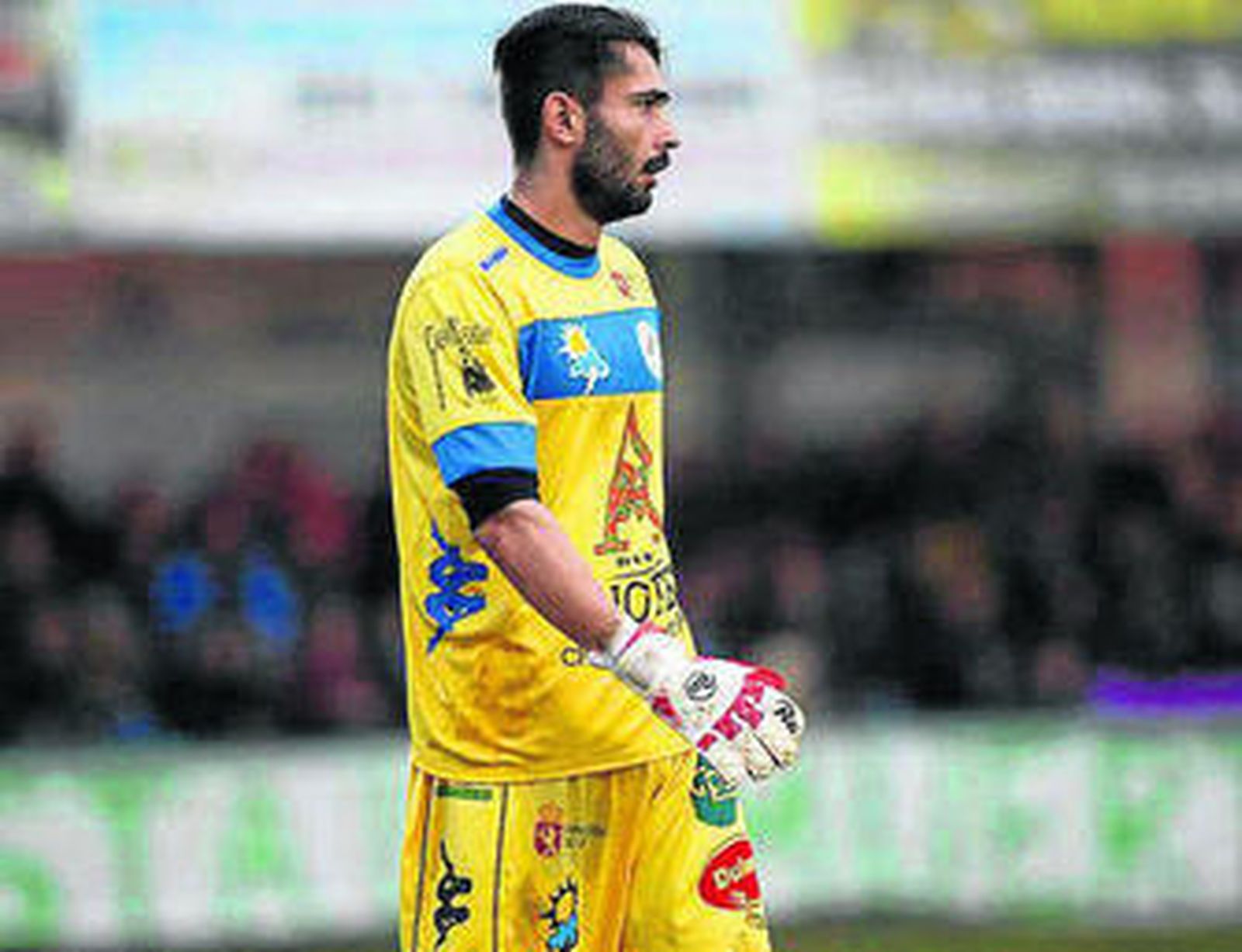 El guardameta durante su etapa en el Atlético Astorga.