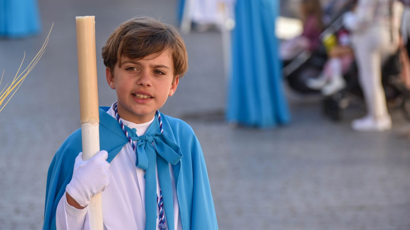 Fotos del Domingo de Ramos en Los Barrios: Borriquita y María Santisima de la Estrella