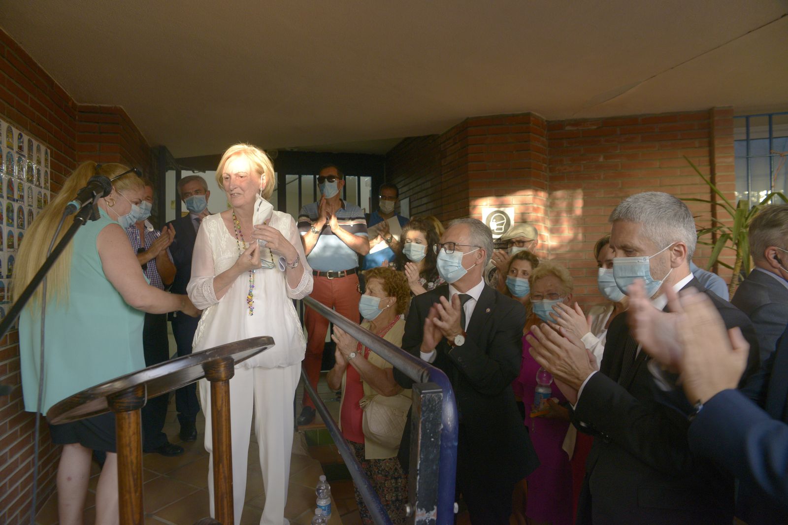 Fotos de la visita del Ministro del Interior a La Linea