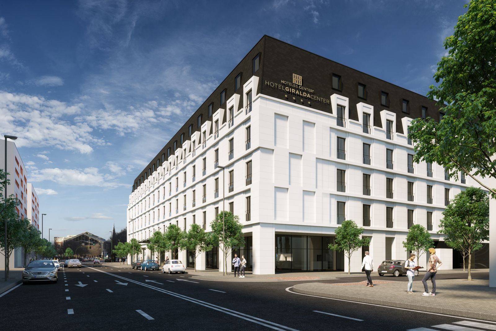 Recreación del nuevo hotel de San Bernardo.