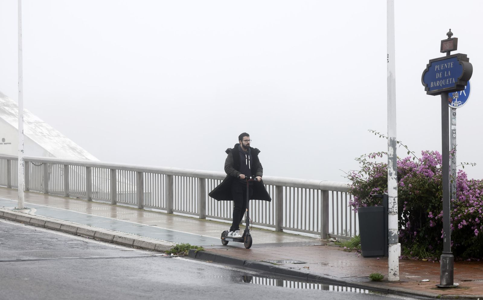 Las imágenes de la niebla en Sevilla